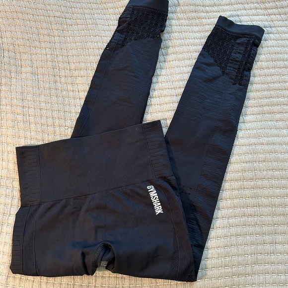 Gymshark Pants - black gymshark leggings